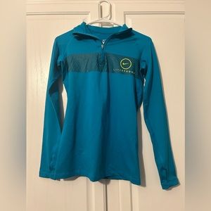 Nike Pro Combat Compression Dri Fit Livestrong Pullover - Size S